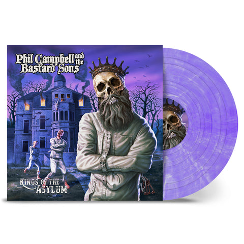 Phil Campbell & The Bastard Sons - Kings Of The Asylum (Limited Edition White Purple Marble Vinyl)