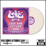 Love with Johnny Echols - Love & Let Live - Live At The Beachland Ballroom & Tavern, Cleveland, Ohio - April 30th 2025 (Cream White Vinyl) (RSD26)