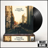 The Clause - Victim Of A Casual Thing (Limited To 200 Copies) (Now Spinning 021) (Signed Sleeve & Hand Numbered Slice) + Wooden Block Record Display Stand