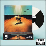 The Covasettes - Honeymoon Forever (Limited To 250 Copies ) (Now Spinning 026) (Wax and Beans Exclusive Black & White Quad Vinyl w/ Signed Sleeve) (Hand Numbered Slice) _ Wooden Block Record Display Stand