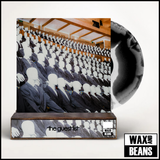 The Guest List - Something Real (Now Spinning 064) (Indies Black & White Splatter Vinyl) (Limited to 100 Copies w/ Signed & Hand-Numbered Slice) + Wooden Block Record Display Stand