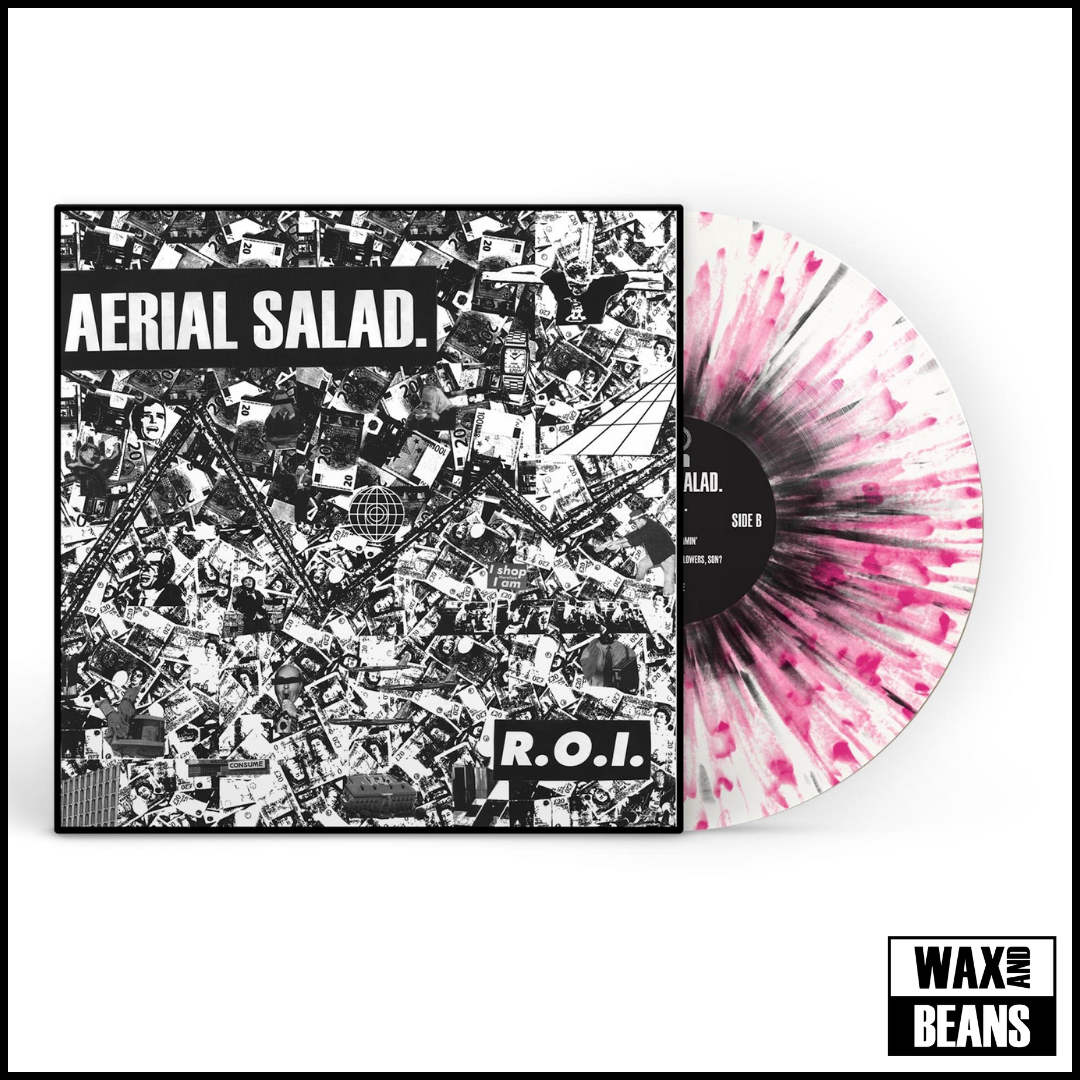 Aerial Salad - R.O.I (Limited Edition Frosted Clear with Black and Neon Pink Splatter)