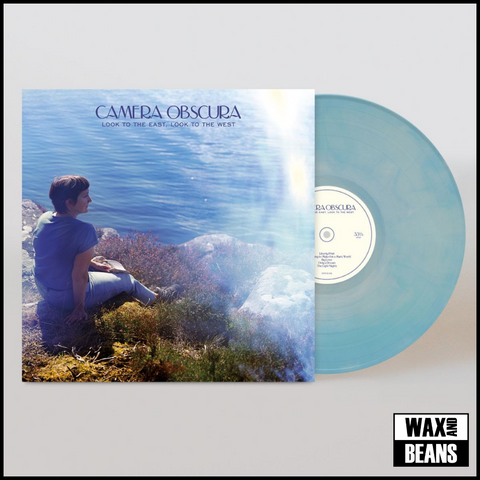 Camera Obscura - Look to the East, Look to the West (Indies Baby Blue & White Galaxy Vinyl)