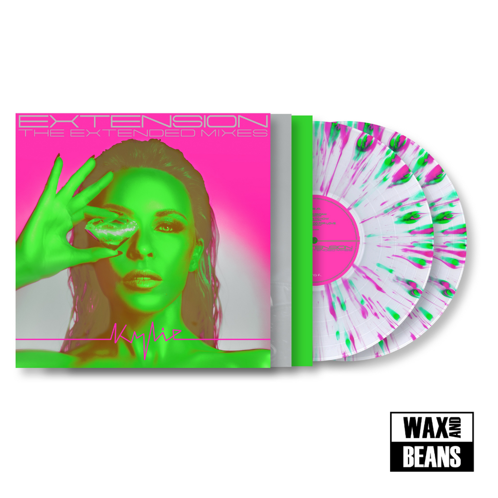 Kylie Minogue - Extension (The Extended Mixes) (2LP Splatter Vinyl) – Wax  and Beans