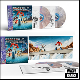 The Transformers - Hasbro Presents: Transformers - Music from the Original Animated Series (2LP Metallic Silver with Swirls of Red and Blue and Purple and Blue Vinyl)