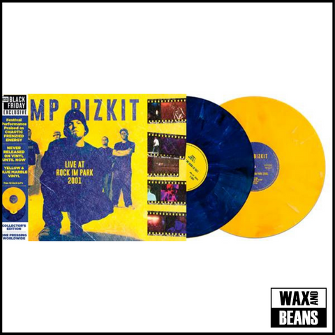 Limp Bizkit - Live At The Rock IM Park 2001 (2LP Yellow & Blue Marbled Vinyl) IMPORT