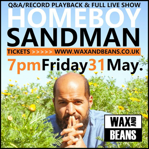 Ticket: Homeboy Sandman In Store - Live Show / Q+A & Record Playback - Friday 31st May @ 7pm