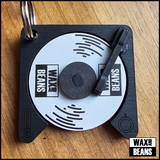Wax and Beans Wooden Spinner Keyring V2 - Limited Edition