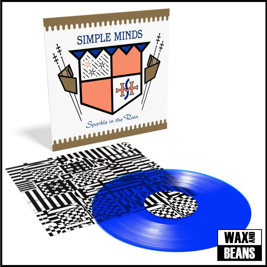 Simple Minds Sparkle In The Rain (Opaque Blue Vinyl) Wax and Beans