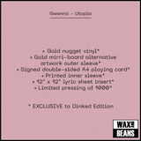 Gwenno - Utopia (Dinked Edition 338) (Gold Nugget Vinyl)