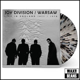 Joy Division / Warsaw - Live in England 1977 & 1978 (Transparent Black & Grey Splatter Vinyl)