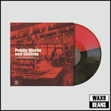 Warrington-Runcorn New Town Development Plan - Public Works and Utilities (Transparent Red and Black "Half & Half" Vinyl)