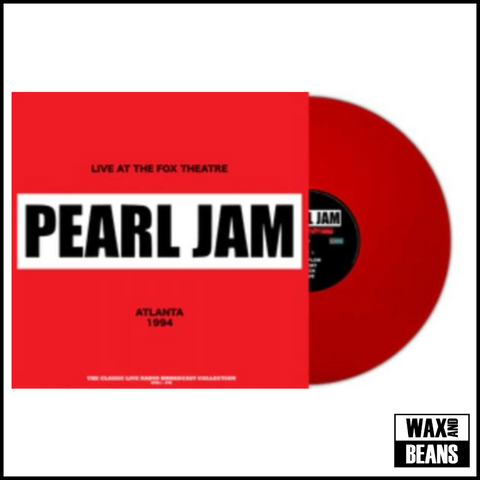 Pearl Jam - Live At The Fox Theatre, Atlanta 1994 (Red & Black Splatter Vinyl)