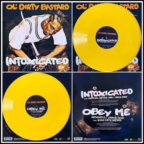 Ol' Dirty Bastard - Intoxicated EP (Wu-Tang Yellow Vinyl) (ODB)