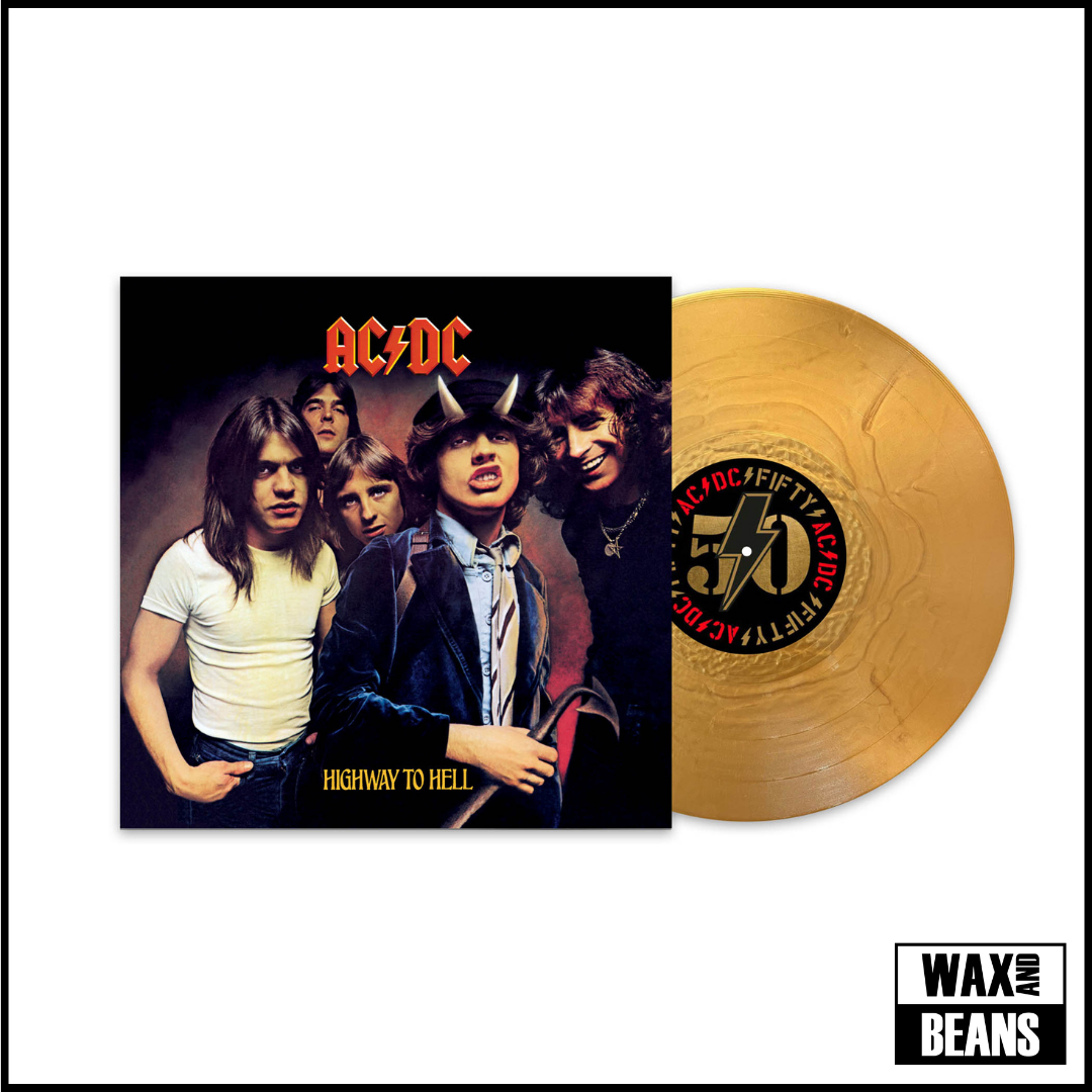 AC/DC - Highway To Hell (50th Anniversary) (Gold Vinyl) – Wax and Beans