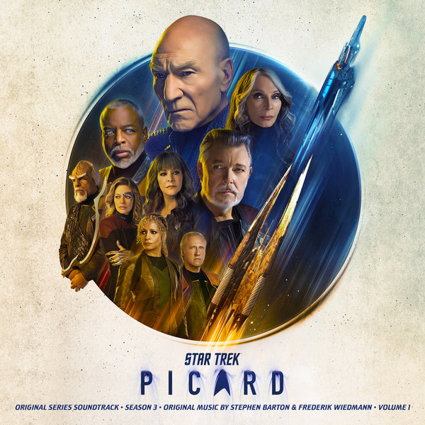 Stephen Barton & Frederik Wiedmann - Star Trek: Picard Season 3 Volume 1 (2LP Sky Blue With White Burst Coloured Vinyl)