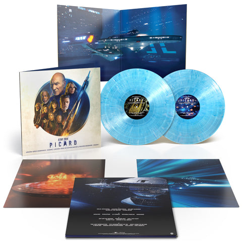 Stephen Barton & Frederik Wiedmann - Star Trek: Picard Season 3 Volume 1 (2LP Sky Blue With White Burst Coloured Vinyl)