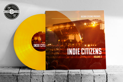 Record Citizens Presents: Various Artists - Indie Citizens Volume 2 (Sunset Yellow Vinyl) (Limited & Hand Numbered)