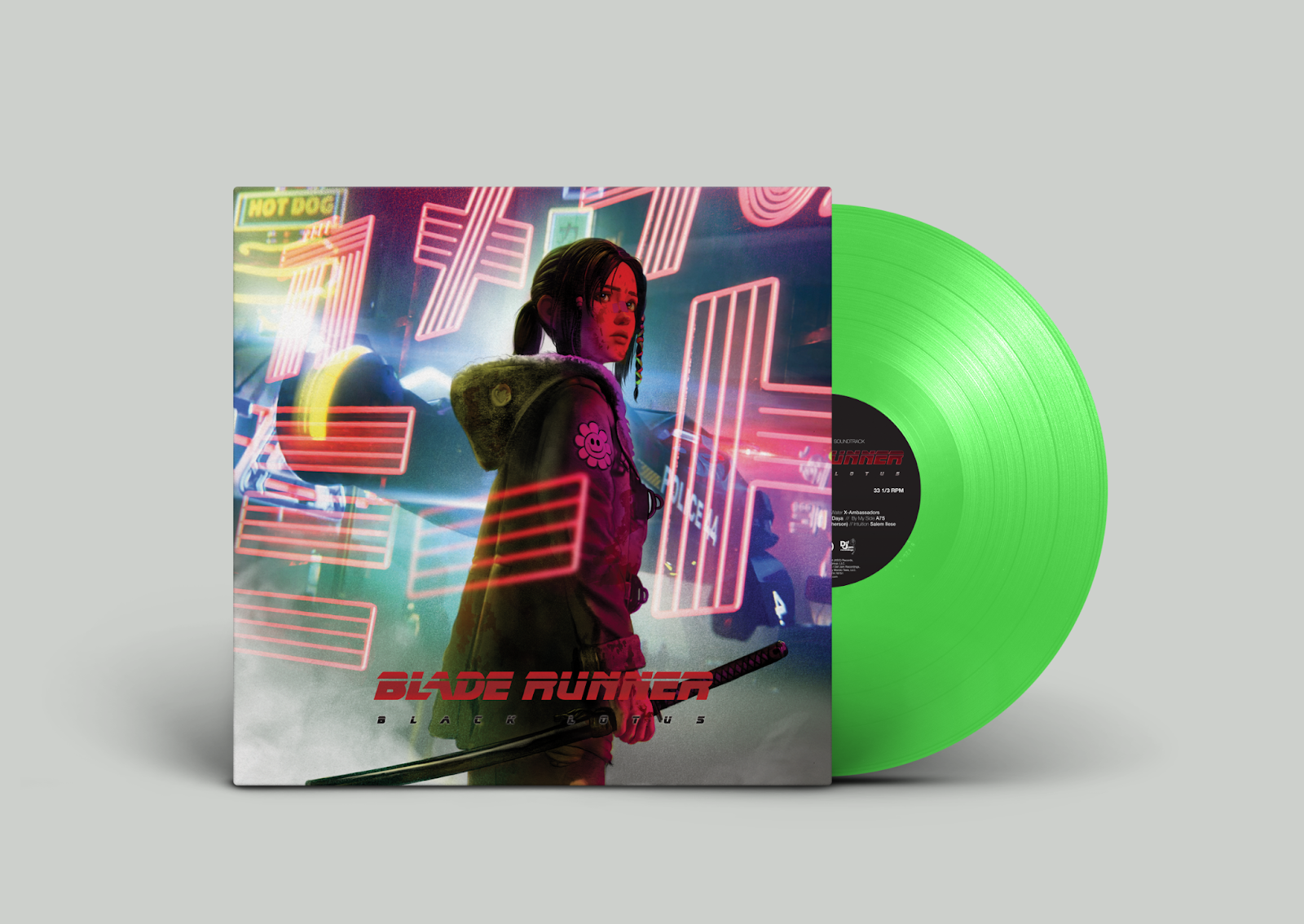 Various Artists -  Blade Runner: Black Lotus Official Television Soundtrack (Neon Green Vinyl Tri-Fold Sleeve with Hot Foil Finishing)