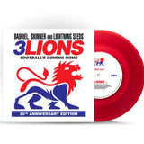 Baddiel, Skinner & The Lightning Seeds - 3 Lions 96/98 (25th Anniversary Edition 7" Red Vinyl) (Three Lions)