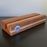 Wax and Beans Mahogany / Oak Hardwood 'Now Spinning' Vinyl Display Stands