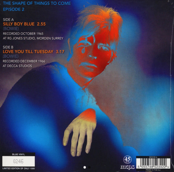 David Bowie - Silly Boy Blue (Limited to 1,000 - 7" Single on Blue Vinyl)