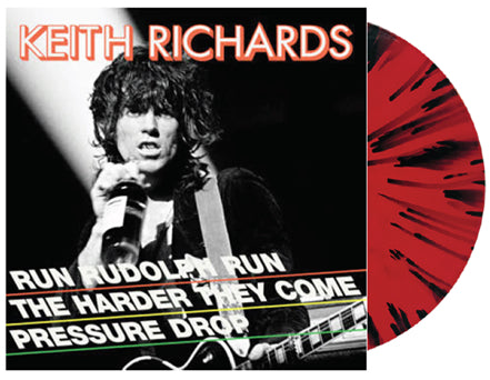 Keith Richards - Run Rudolph Run (Red & Black Splatter 12” Vinyl)