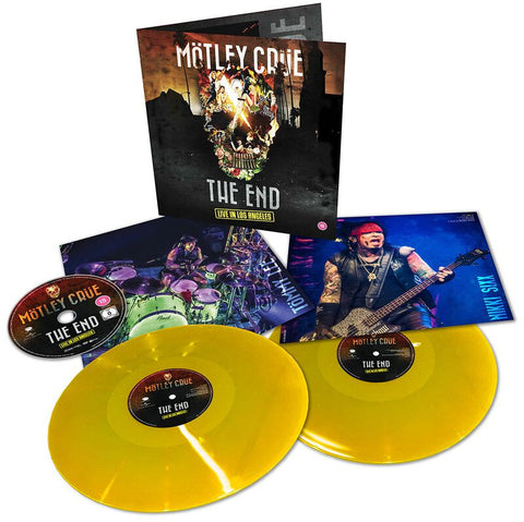 Motley Crue - The End: Live In Los Angeles (2LP Yellow Vinyl + DVD)