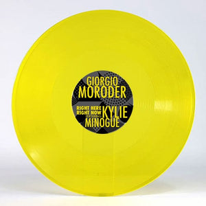Giorgio Moroder featuring Kylie Minogue - Right Here Right Now (Yellow Vinyl)