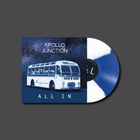 Apollo Junction - ALL IN (Blue & White Quad Vinyl - Signed sleeve + Art Card)