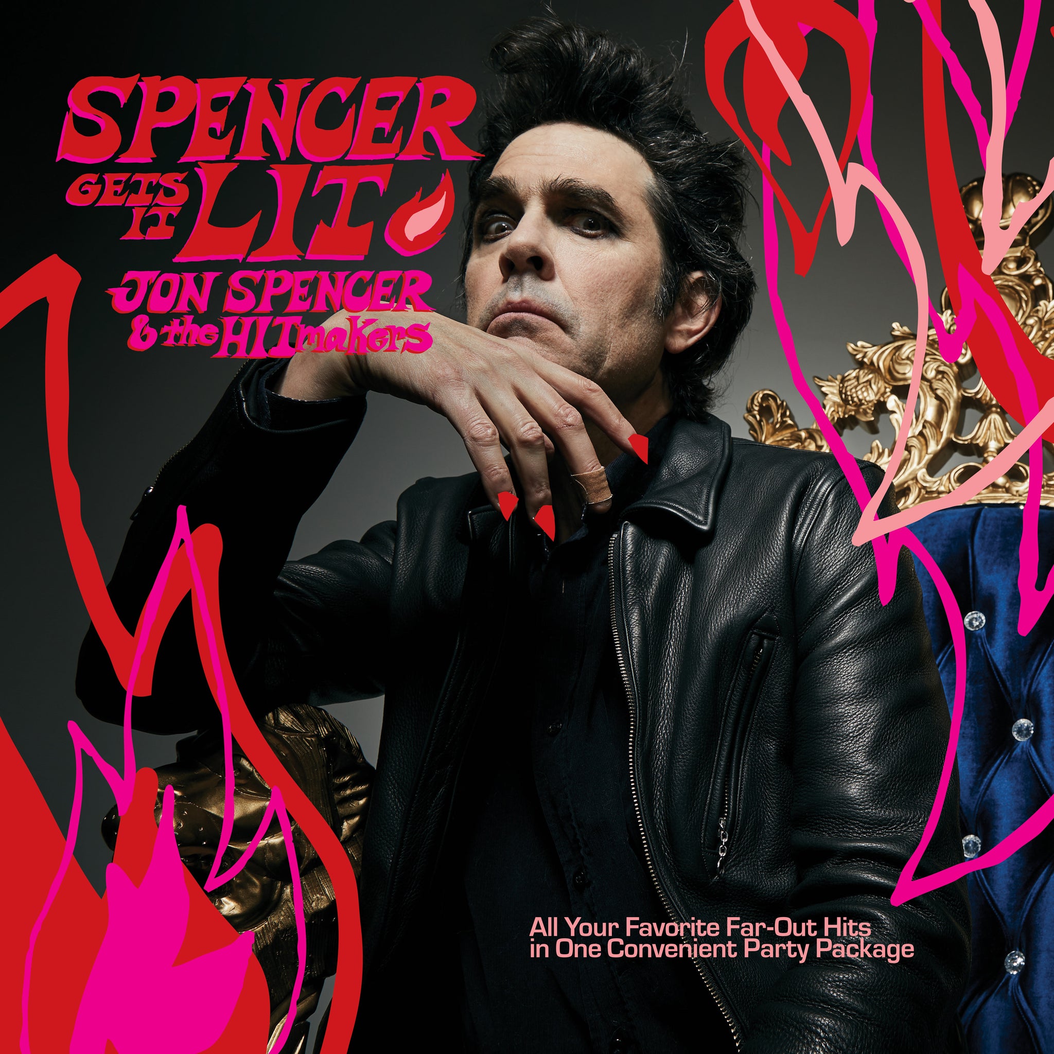 Jon Spencer & The Hitmakers - Spencer Gets It Lit (Frosted Clear Vinyl)