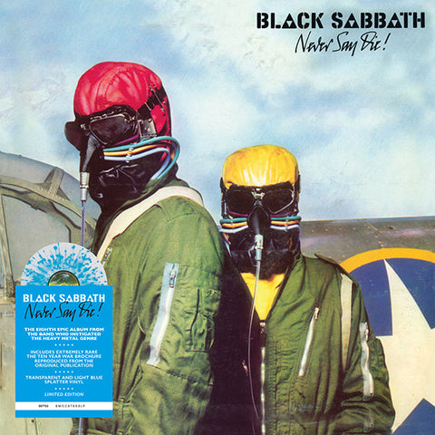 Black Sabbath - Never Say Die! (Transparent & Light Blue Splatter LP) RSD23