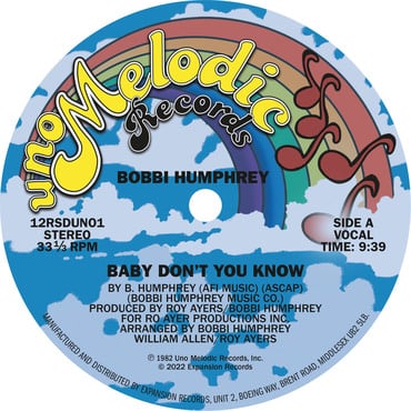 Bobbi Humphrey - Baby Don't You Know (12") (RSD22)