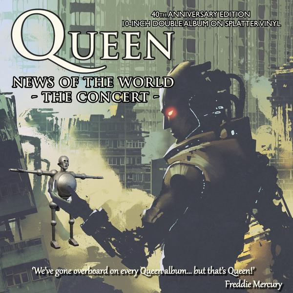 Queen - News Of The World: The Concert (2 x 10" Splatter Vinyl)