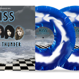Kiss - Gods Of Thunder: The Legendary Broadcast Sao Paolo 27th August 1994 (Limited Edition 2 x 10" Gatefold Blue & White Vinyl)
