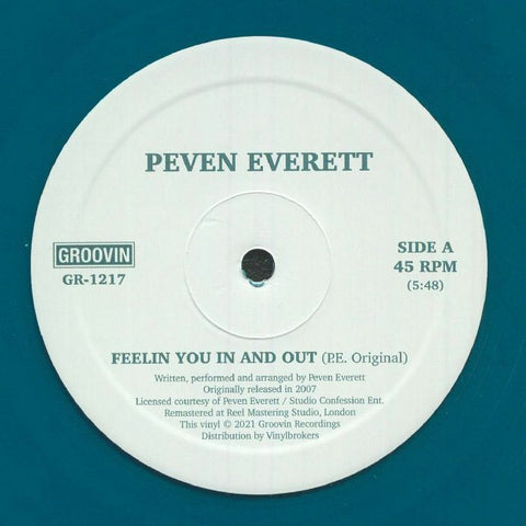 Peven Everett - Feelin You In & Out (12" Turquoise Vinyl)