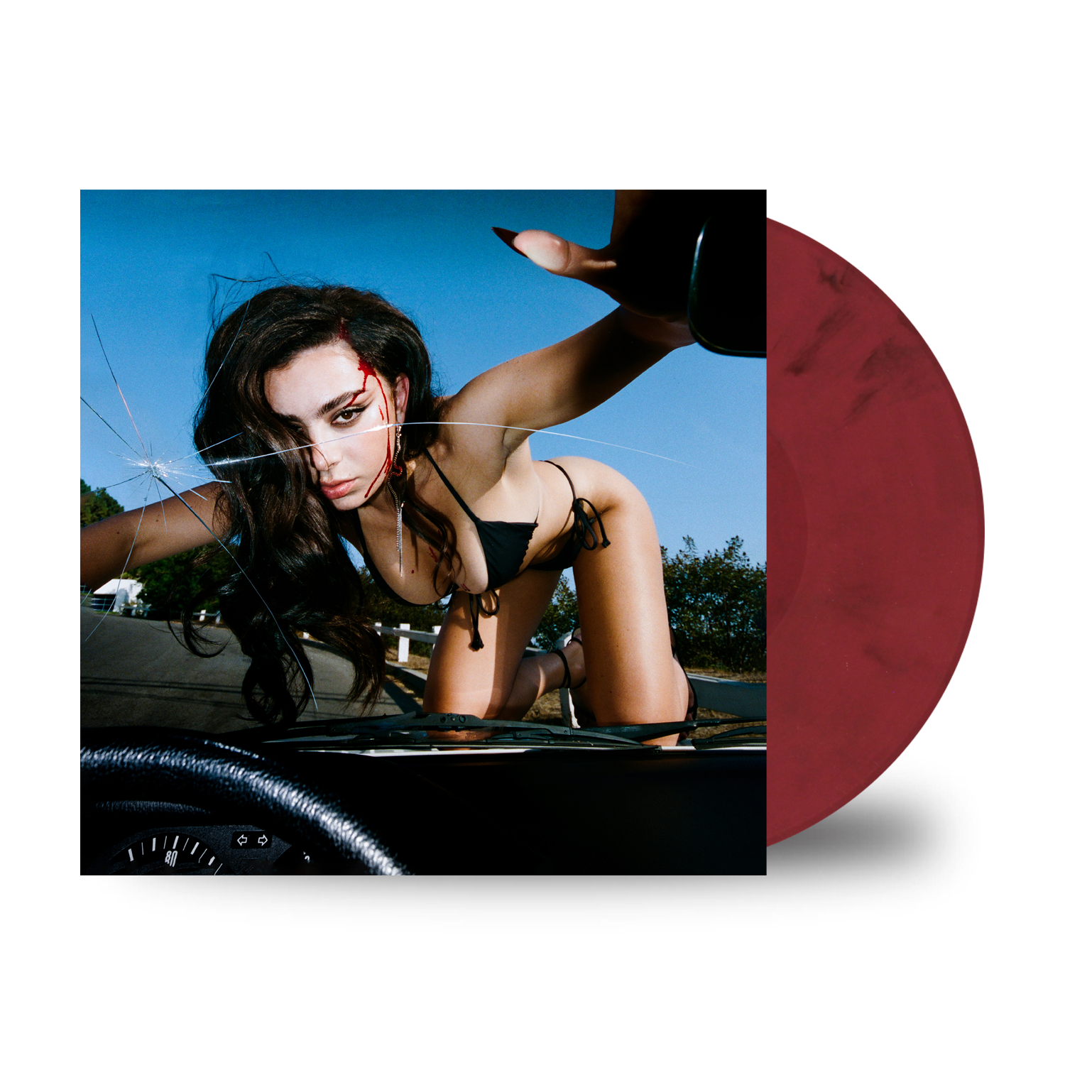 Charli XCX - Crash (Red & Black Marble Vinyl)
