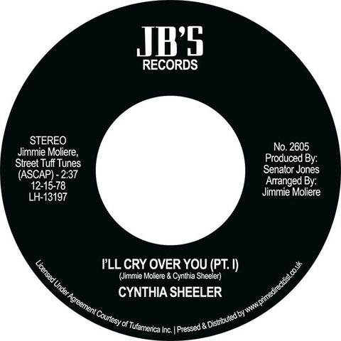 Cynthia Sheeler - I'll Cry Over You Pt 1 / I'll Cry Over You Pt 1 (7") RSD23