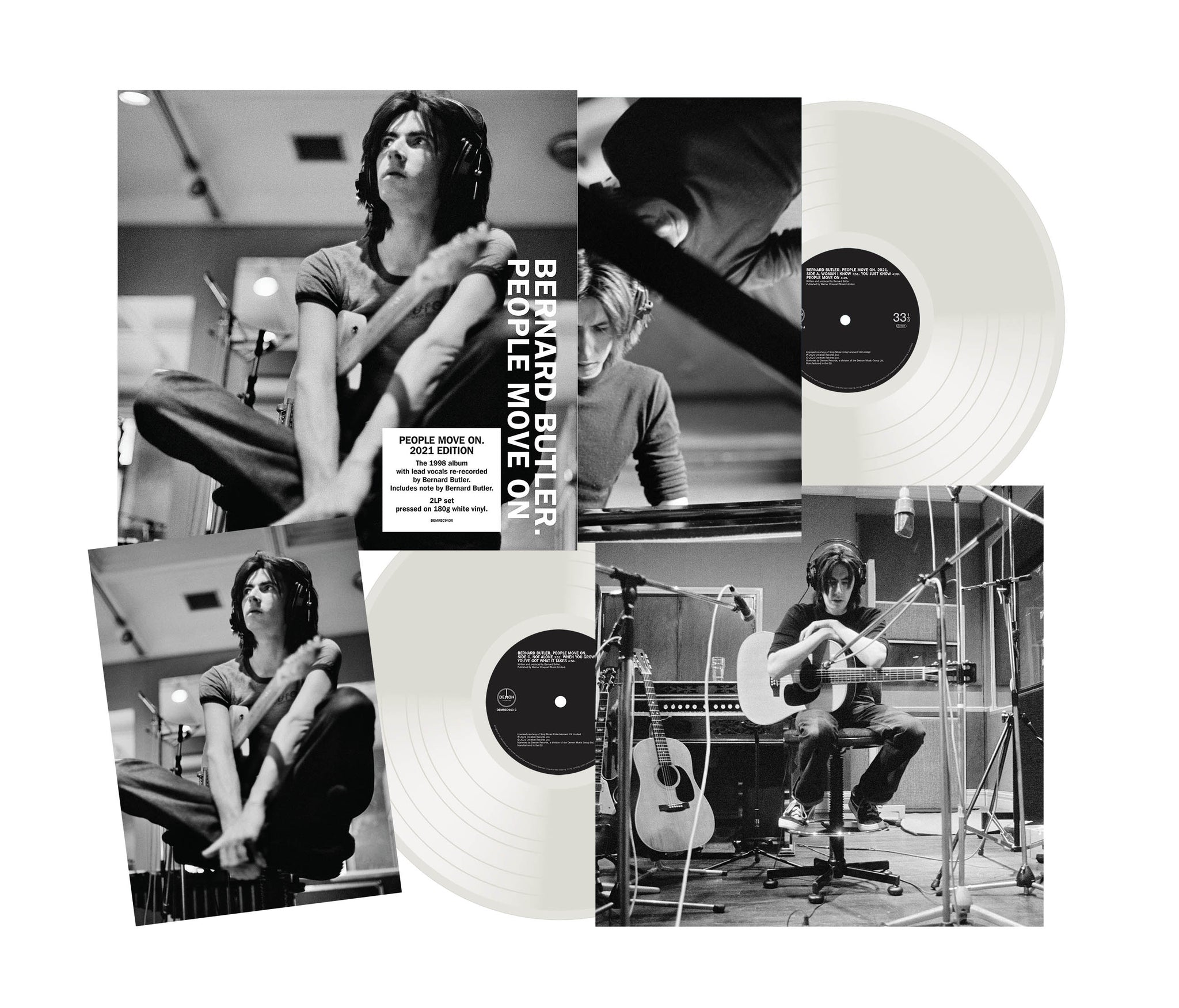 Bernard Butler - People Move On (2021 Edition on White Vinyl) (UK Indies 750 Signed Edition)