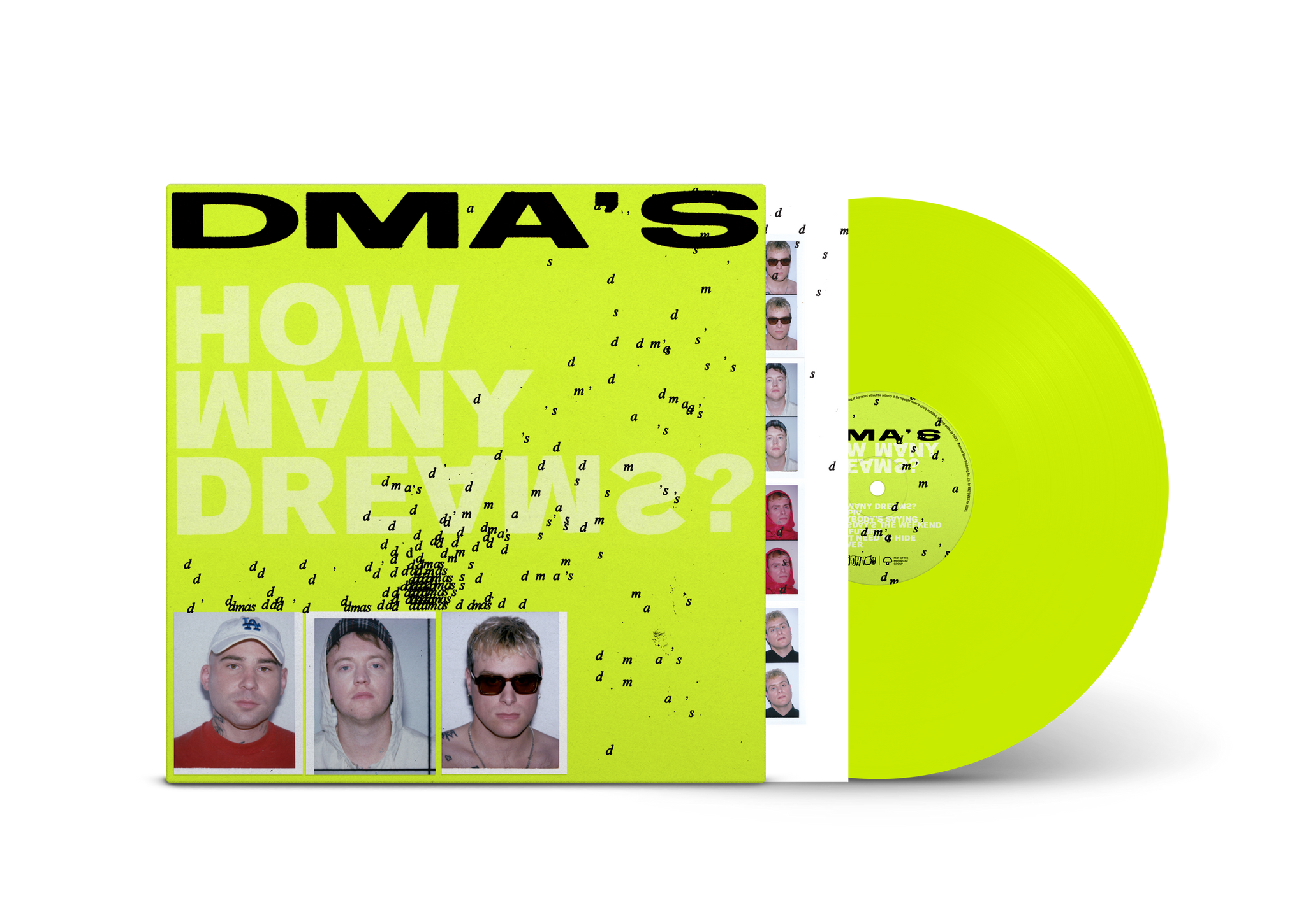 DMA'S - How Many Dreams? (Neon Yellow Vinyl)
