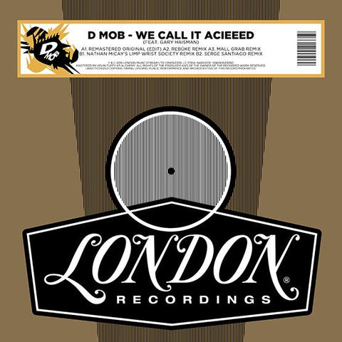 D-Mob - We Call It Acieeed (Remixes)
