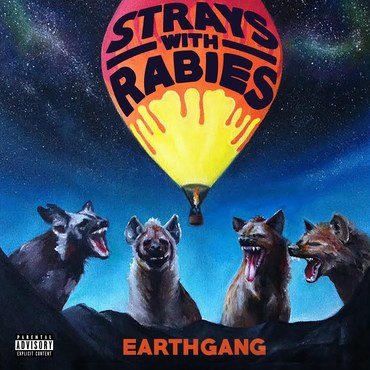 Earthgang - Strays With Rabies (Ghostly Clear and Cobalt Coral 2LP) RSD2021