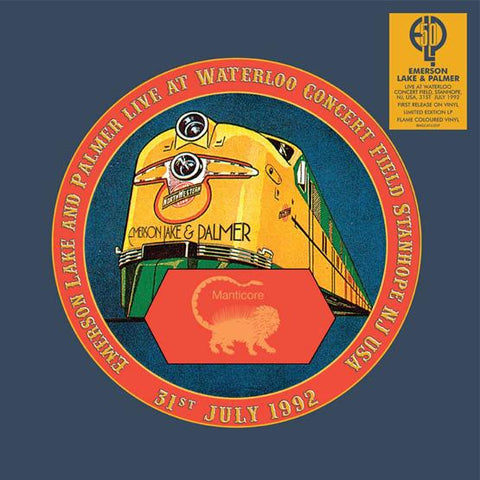 Emerson Lake and Palmer  - Live at Waterloo Concert Field, Stanhope, New Jersey 1992 (Flame Coloured  Vinyl) ELP
