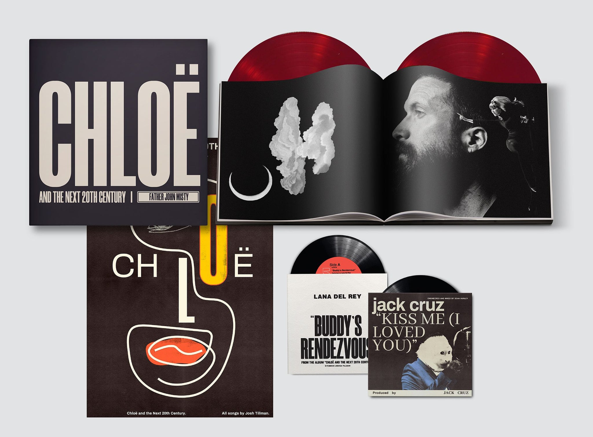 Father John Misty - Chloë And The Next 20th Century (Boxset LP With Red Vinyl + 2 x 7" Bonus Singles)