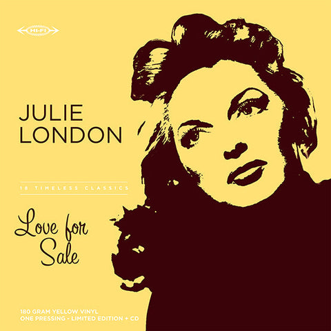 Julie London - Love For Sale (Yellow LP + CD) Unofficial RSD23