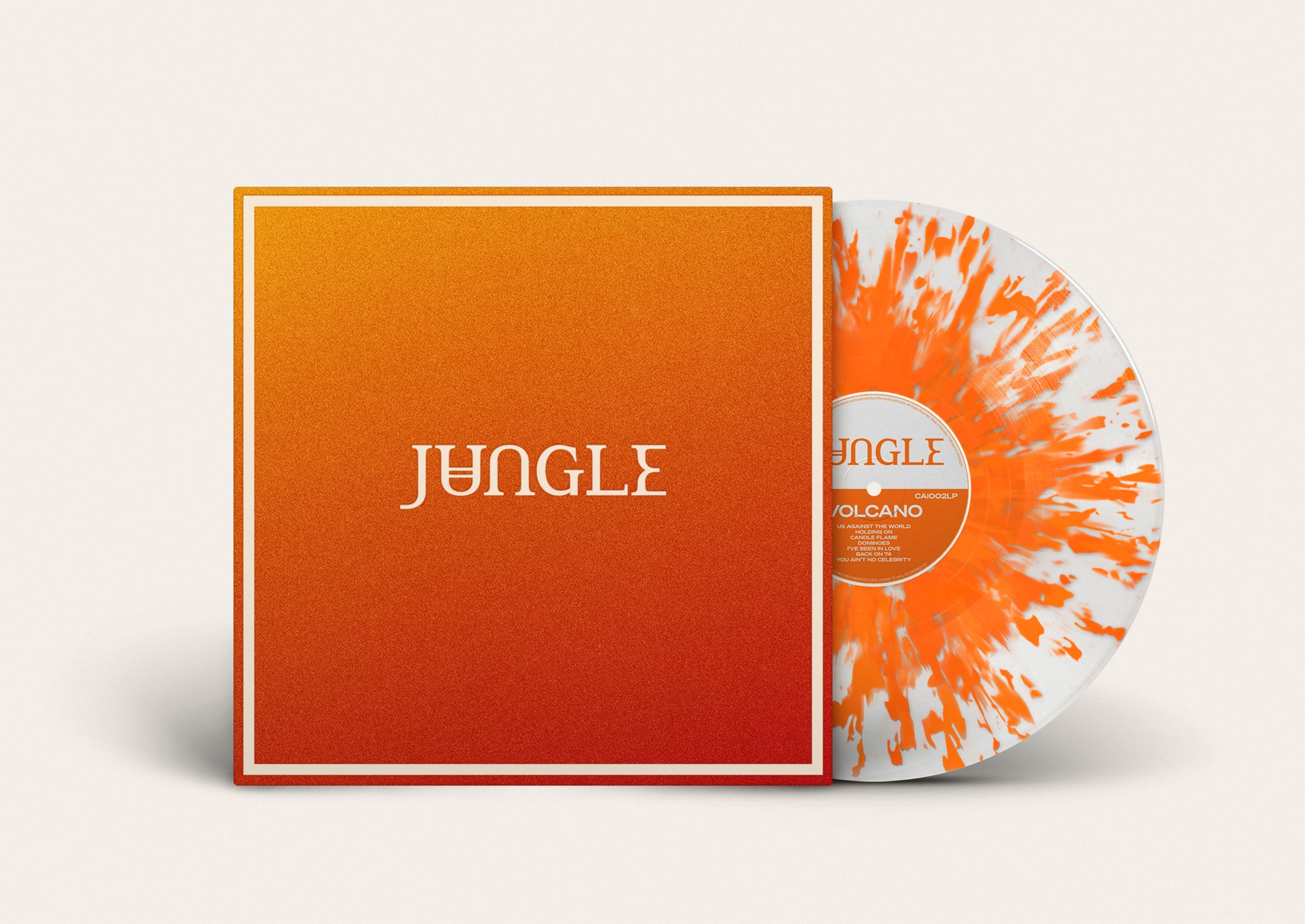 Jungle Volcano (Transparent Splatter & Orange Vinyl) Wax and Beans