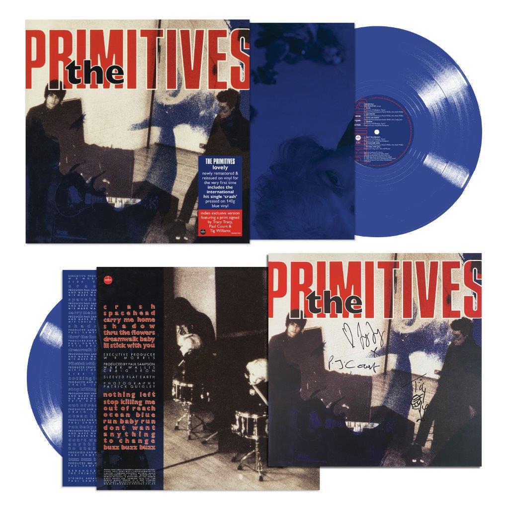 The Primitives - Lovely (Blue Vinyl + Signed Insert) – Wax and Beans