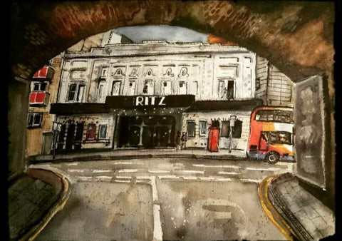 Lee Crocker - 'Ritz' Limited Edition Signed High Quality Print - (Approx A2 size)