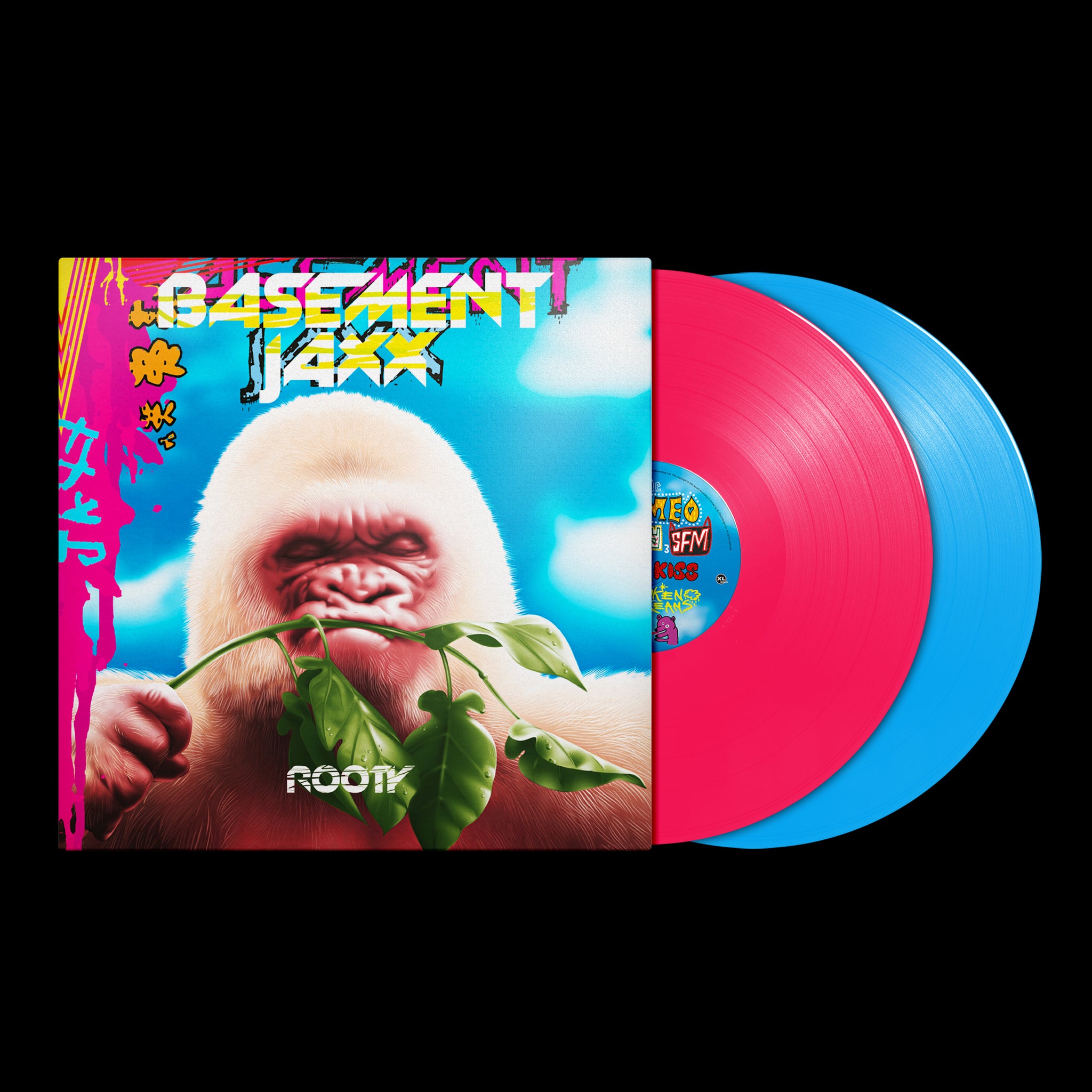 Basement Jaxx - Rooty (Limited Edition 2LP Pink & Blue Vinyl)