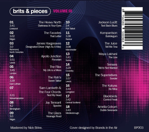 Various Artists - Brits & Pieces Volume 3 (CD + Download Code)